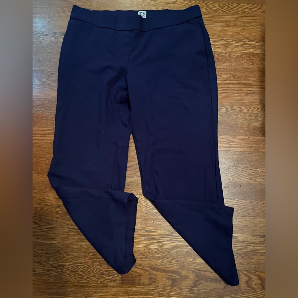 Navy Blue pull on stretch Women's Pants